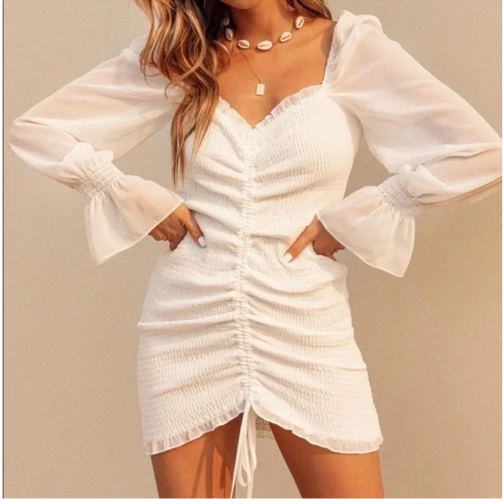Baylee Mini Dress White - NEW with tags. Sold out online